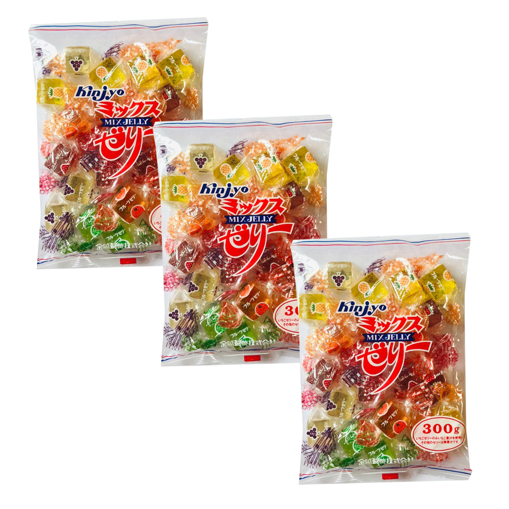 일본 킨죠 과일 믹스젤리 5가지맛 3봉세트