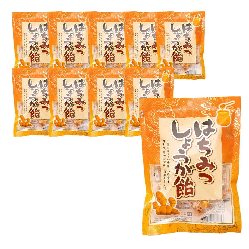 일본 이리에제과 꿀생강사탕 캔디 1박스(10봉)